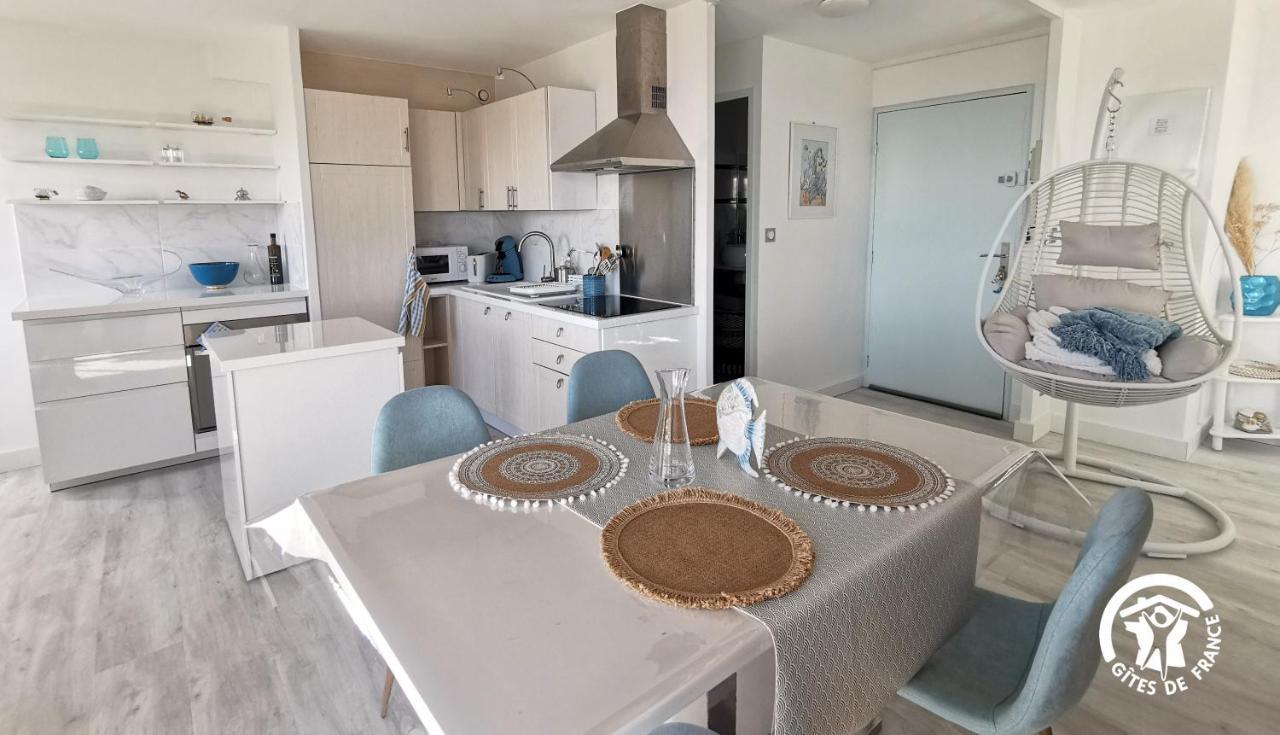 La Sirene - Loft Moderne Et Lumineux Avec Vue Panoramique Sur Mer Mediterranee Et Port De Plaisance 弗龙蒂尼昂 外观 照片