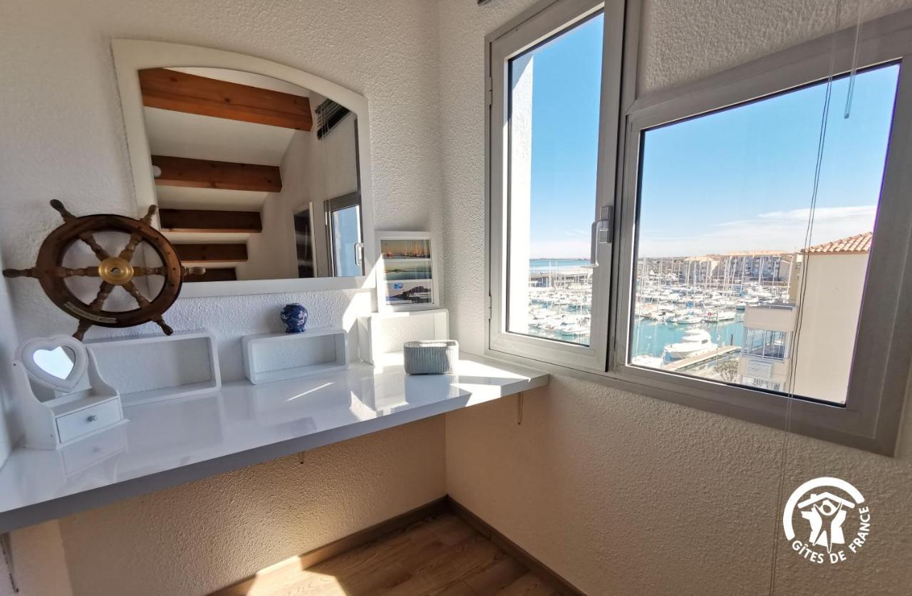 La Sirene - Loft Moderne Et Lumineux Avec Vue Panoramique Sur Mer Mediterranee Et Port De Plaisance 弗龙蒂尼昂 外观 照片